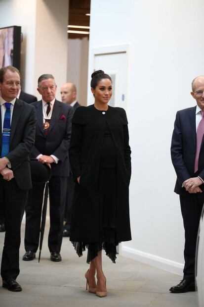Meghan Markle impacta porque deja ver su pelo casi al natural