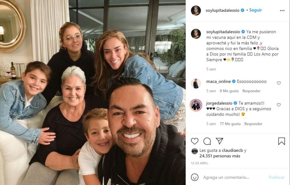 Lupita D’Alessio revela que consumió drogas junto a su hijo Jorge D’Alessio