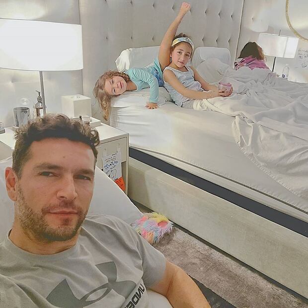 Fuera de peligro: Martín Fuentes y su hija negativos en Covid-19 