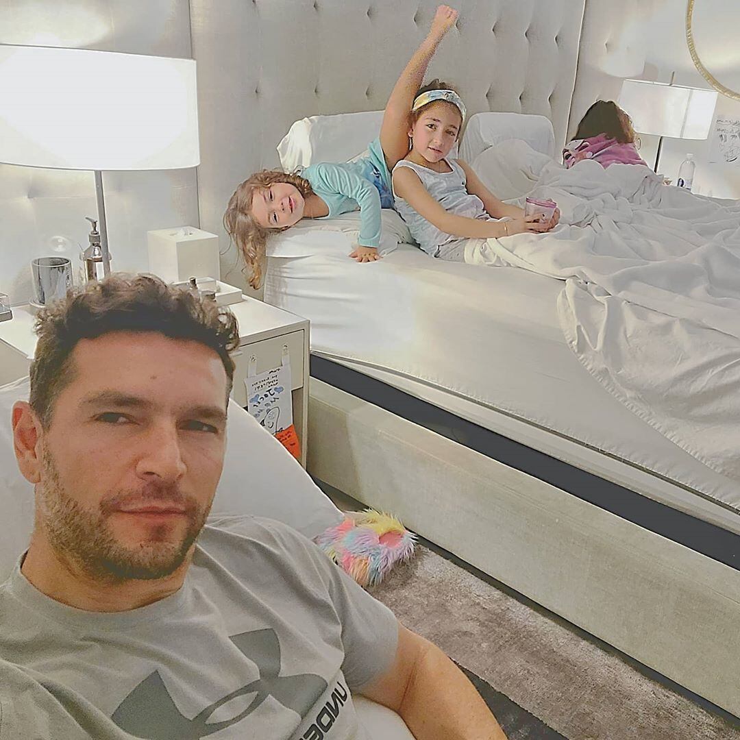 Fuera de peligro: Martín Fuentes y su hija negativos en Covid-19 