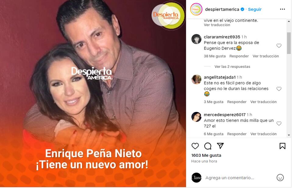 EPN y Simona/Instagram