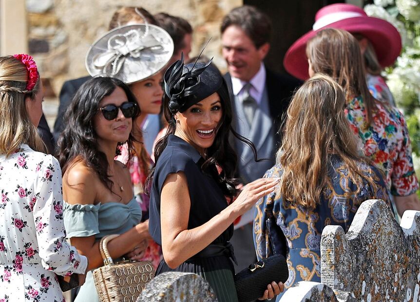 Meghan Markle celebra su cumpleaños en la boda de un amigo del príncipe Harry