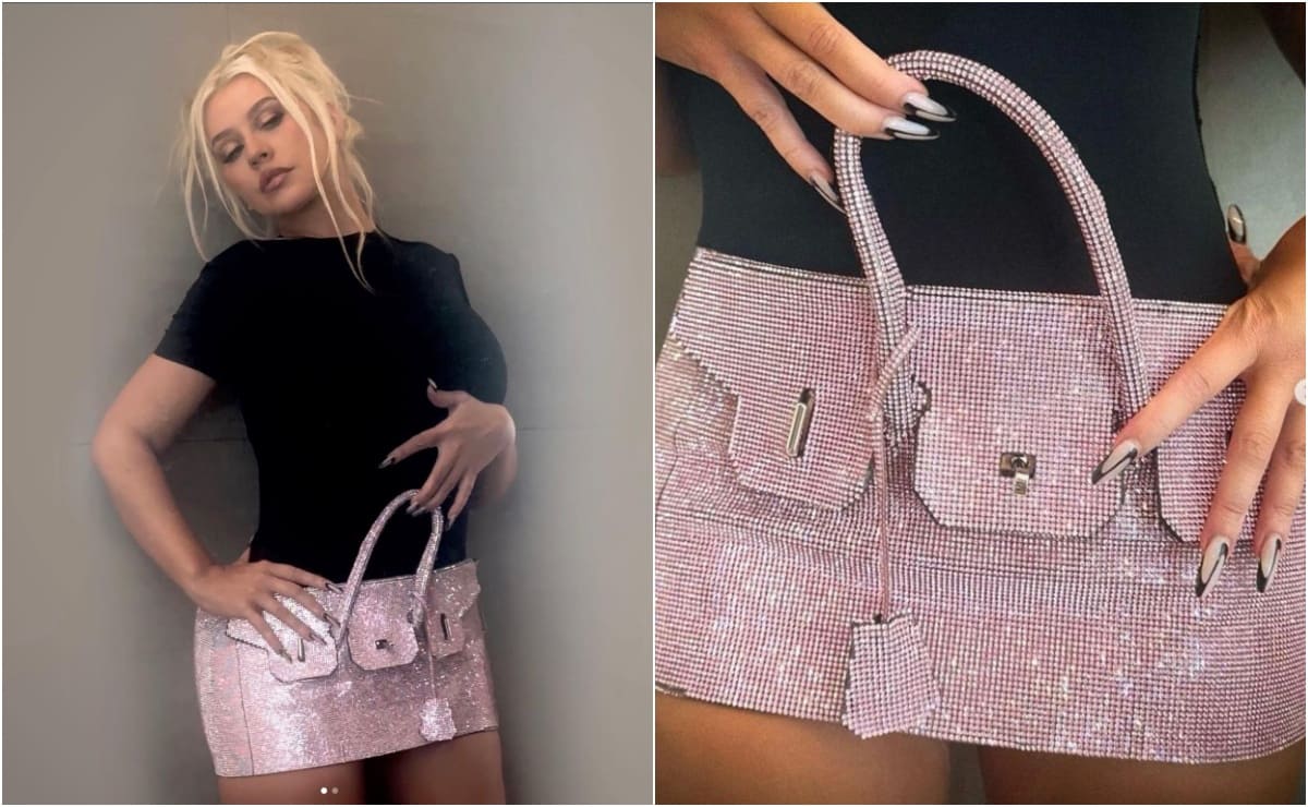 Christina Aguilera con la falda de Naimilia / Instagram: @xtina