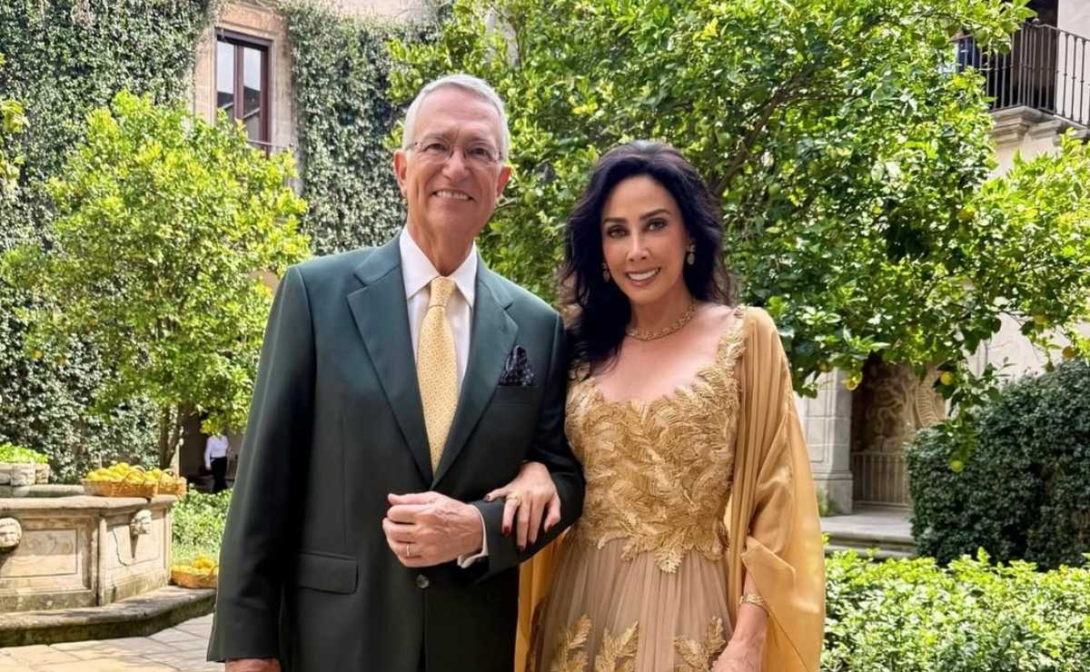 Ricardo Salinas Pliego y María Laura Medina / Foto: Instagram @marialauramedinadesalinas