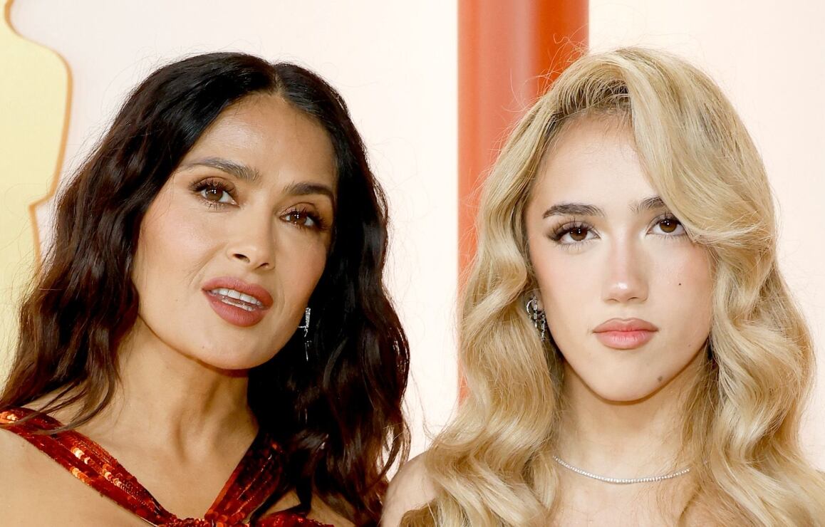 Valentina Paloma Pinault, elegante en Gucci junto a su mamá, Salma Hayek en los Oscar 2023