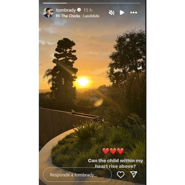 La publicación de Tom Brady / Foto: Instagram