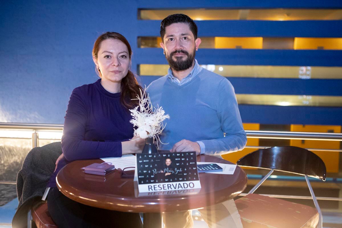 Janine Delgadillo y Manfred Ortiz. (Foto: Karla Gómez para VIP)