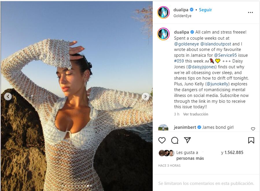 Dua Lipa recibe la primavera con impresionantes microkinis y prendas de red