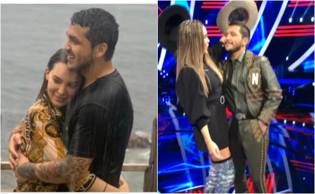 Belinda y Nodal, tan enamorados que hasta se visten igual de Versace
