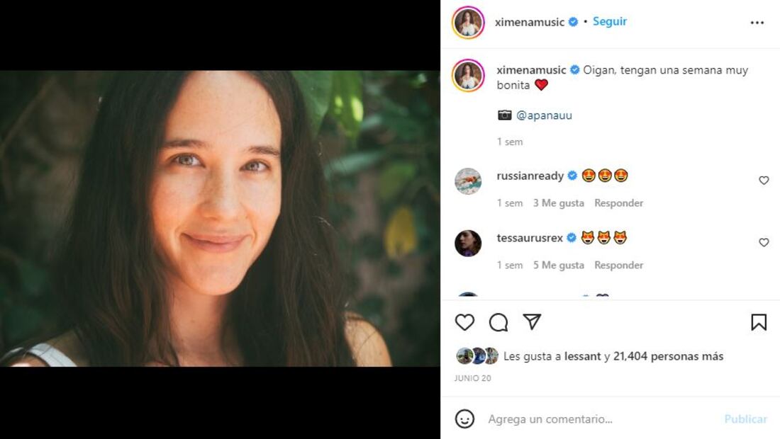 Ximena Sariñana se recupera en casa tras ser intervenida quirúrgicamente de emergencia