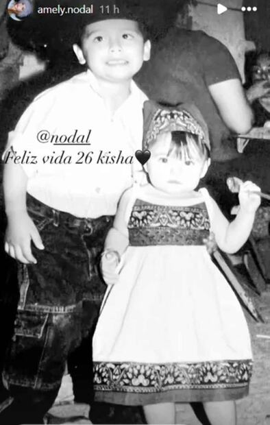Christian Nodal y Amely Nodal / Foto: Instagram
