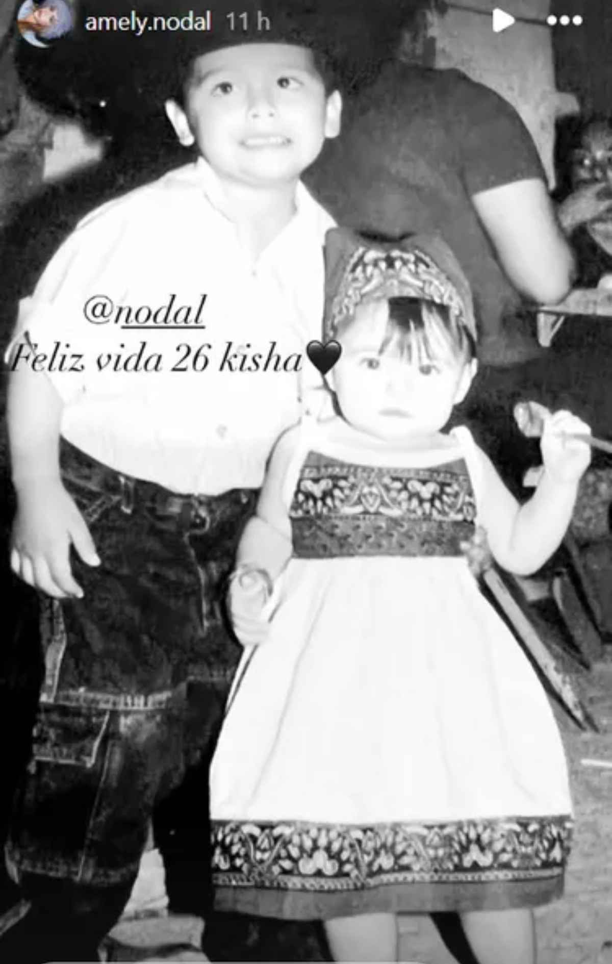 Christian Nodal y Amely Nodal / Foto: Instagram