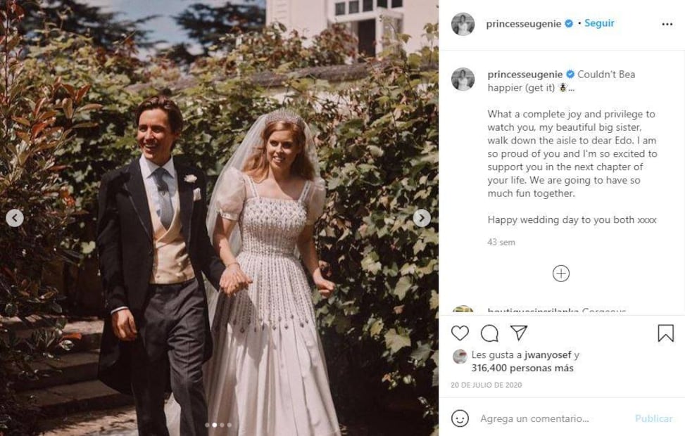 La princesa Beatriz de York y Edoardo Mapelli esperan a su primer hijo
