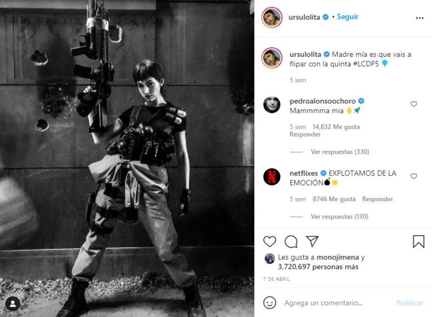 Úrsula Corberó se despide de “Tokio” en “La Casa de Papel”