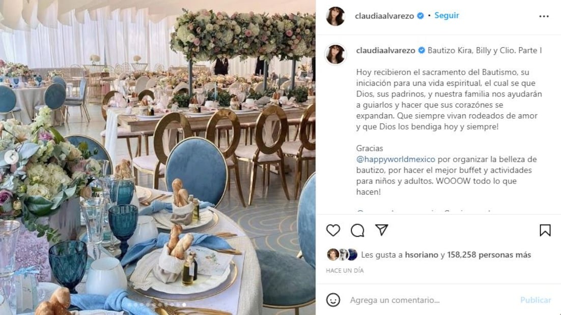 Ex esposa de Billy Rovzar se convirtió en madrina de los hijos de Claudia Álvarez