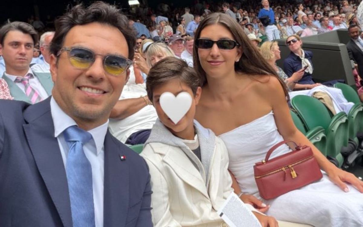 Sergio 'Checo' Pérez, Sergio Jr. y Carola Martínez / Foto: Instagram