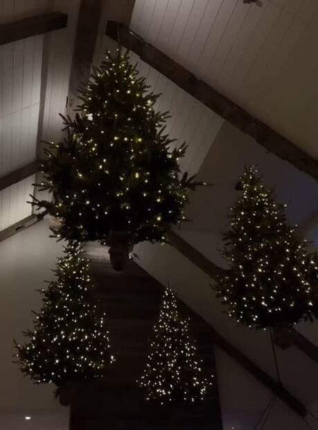 La decoración navideña de Hailey Bieber / Foto: Instagram