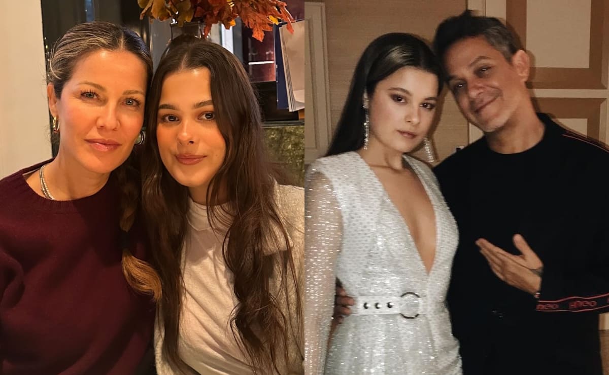 Jaydy Michel, Manuela Sánchez y Alejandro Sanz. (Foto: Instagram)