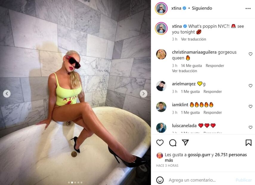 Instagram: @xtina