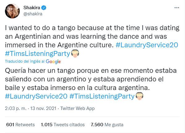 Shakira causa polémica en Twitter por ningunear a su ex Antonio de la Rúa