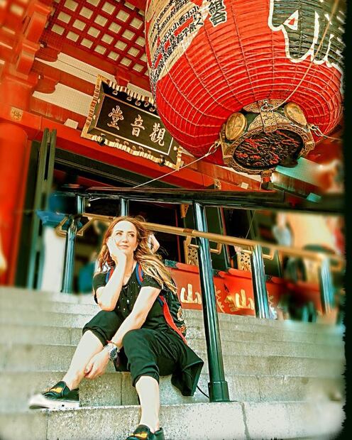 El viaje a Japón de Andrea Legarreta y sus hijas