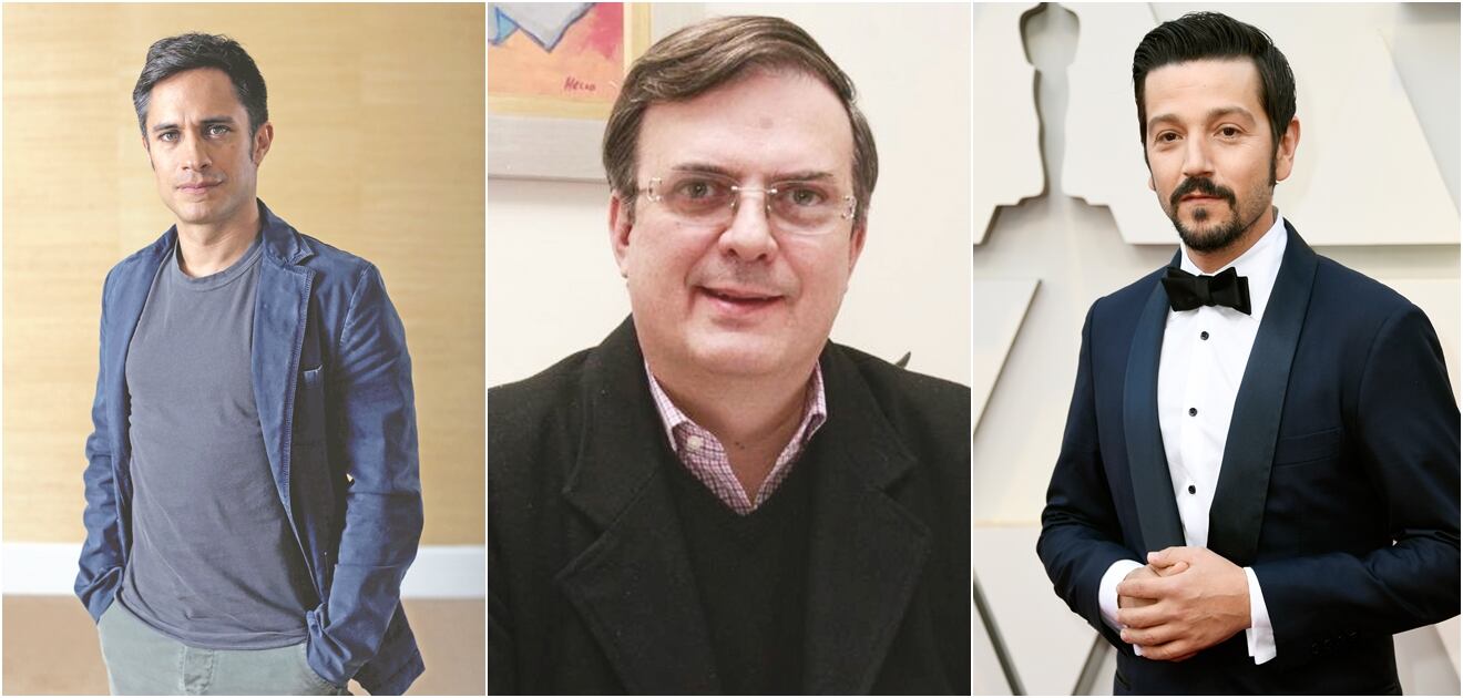 Marcelo Ebrard "confunde" a Gael García Bernal con Diego Luna