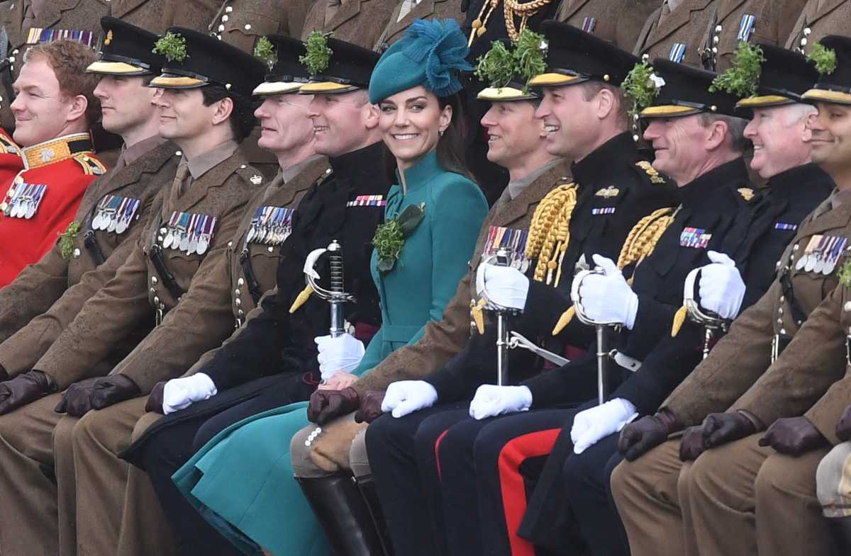 Las mejores fotos de Kate Middleton como Coronel de la guardia irlandesa en el Día de San Patricio