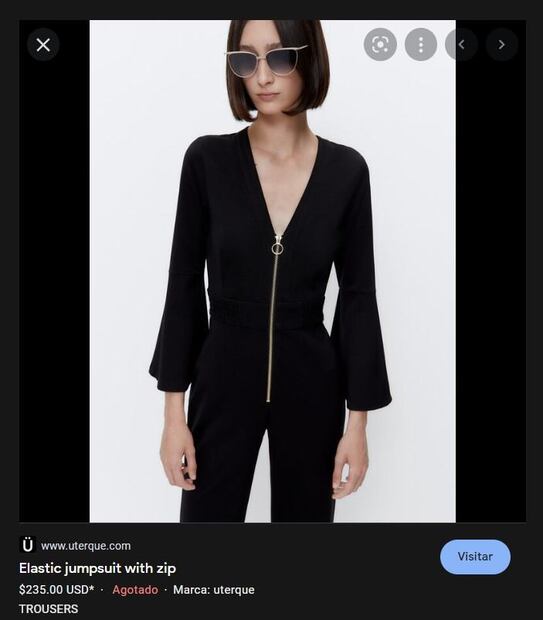 Yuya irradia belleza y elegancia con un jumpsuit ajustado de Massimo Dutti