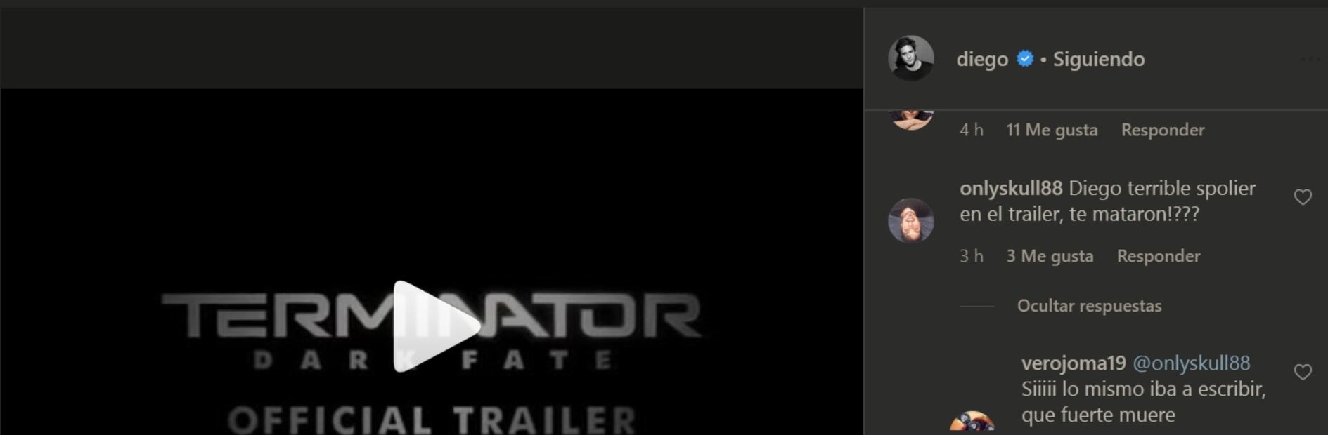 Diego Boneta se enfrenta a las críticas por tráiler de Terminator Dark Fate