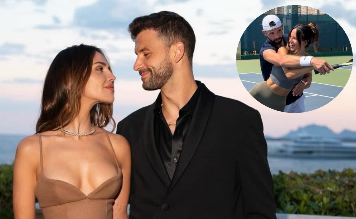 Eiza González y Grigor Dimitrov derriten a sus fans con fotografías en la cancha de tenis