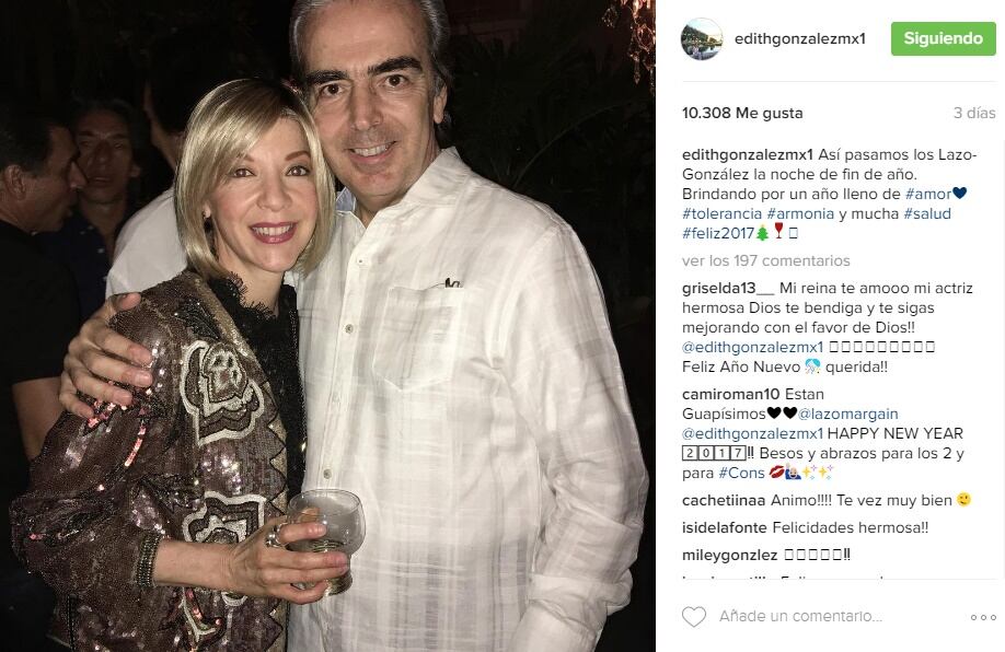 Así celebra Edith González la vida