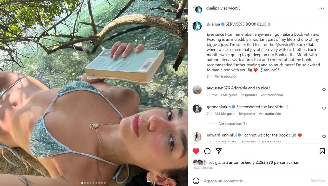 El minikini con lentejuelas de Dua Lipa con el que parece una sirena