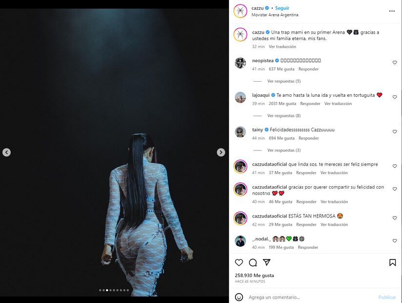 Cazzu, novia de Christian Nodal, agradece a sus fans tras anunciar embarazo, "Mi familia eterna"