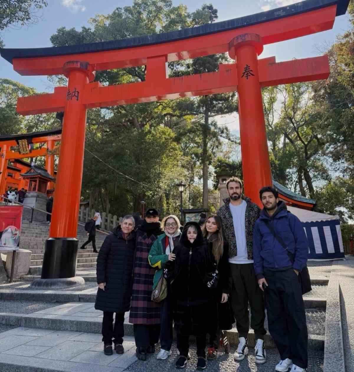 La familia de Sofía Castro visitó Kyoto / Foto: Instagram @sofia_96castro