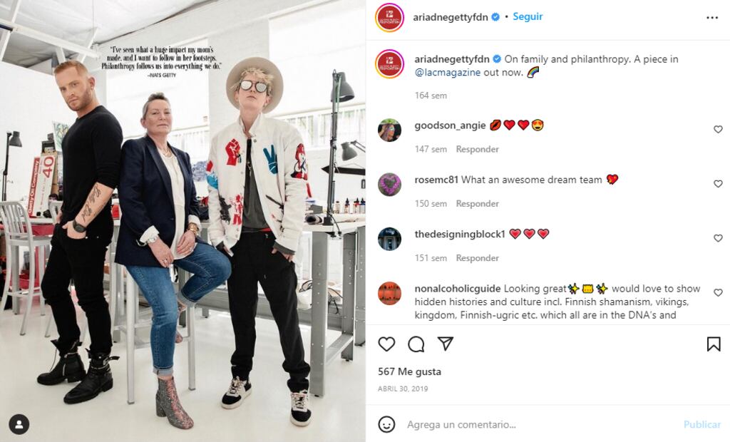 Nats Getty, el heredero del imperio petrolero que es transgénero