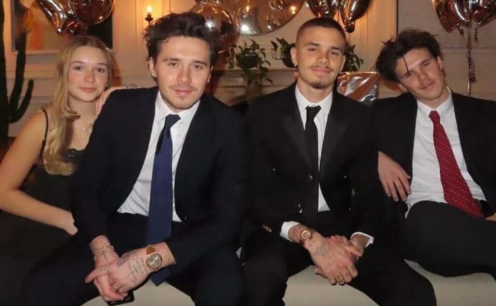 Los cuatro hijos de David Beckham / Foto: Instagram