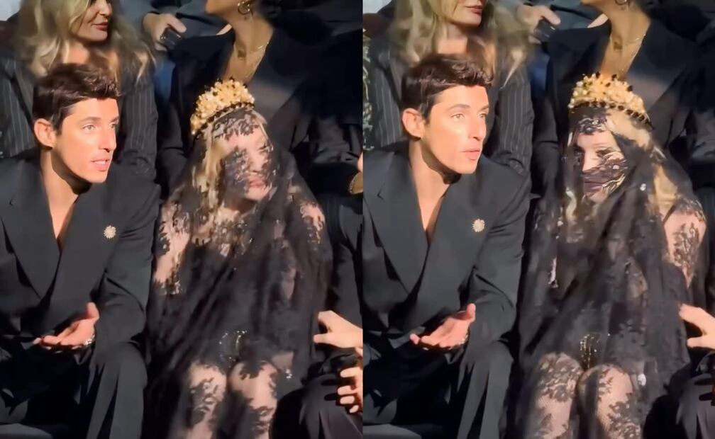 Alberto Guerra y Madonna se reencontraron en Milán para el desfile de Dolce & Gabbana / Fotos: Instagram