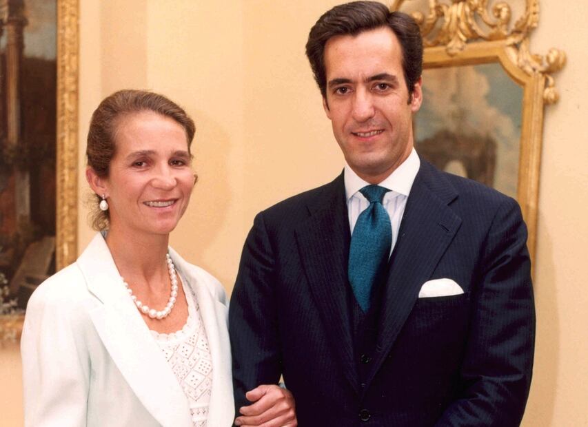 Jaime de Marichalar junto a su esposa, la infanta Elena / Foto: EFE