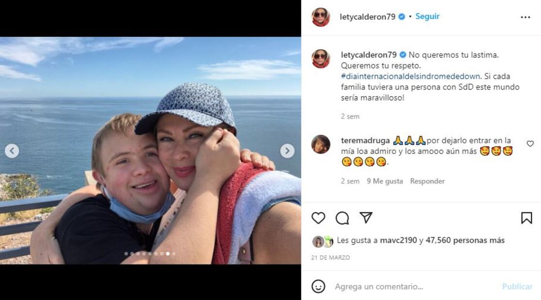 Luciano, hijo de Lety Calderón, por fin conoce a Marjorie de Sousa