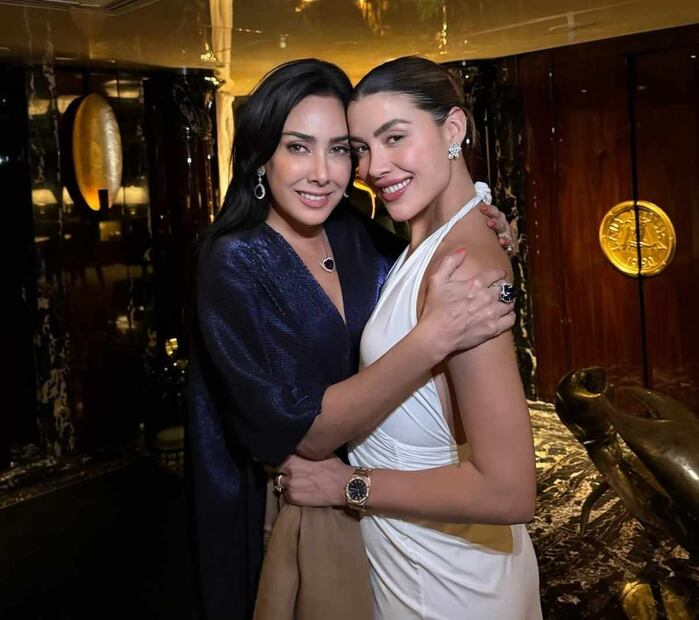 María Laura Medina de Salinas junto a Michelle Salas / Foto: Instagram