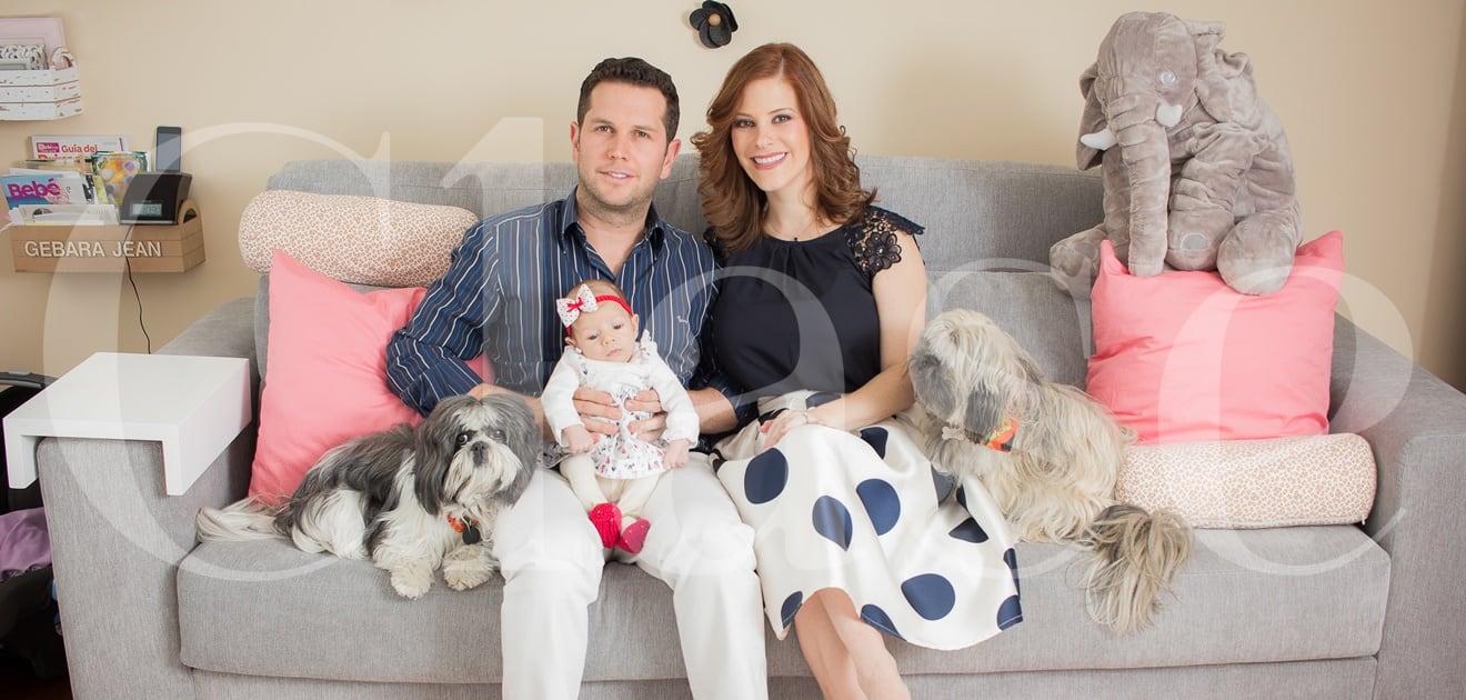 <p>Tony Gebara y Pamela Jean están felices con la llegada de su hija Doménica Gebara Jean. <strong>(Fotos: Octavio Lazcano)</strong></p>
