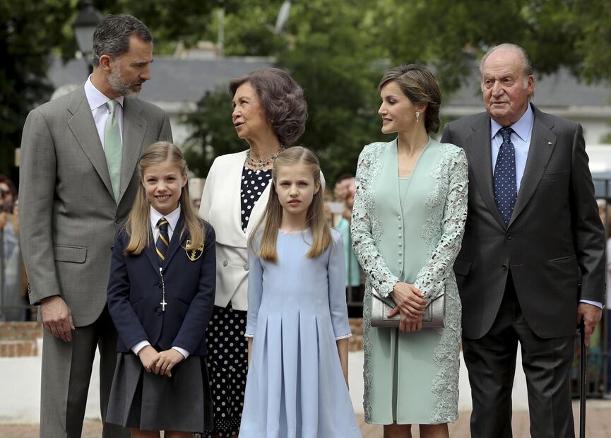 La primera comunión de la infanta Sofía 