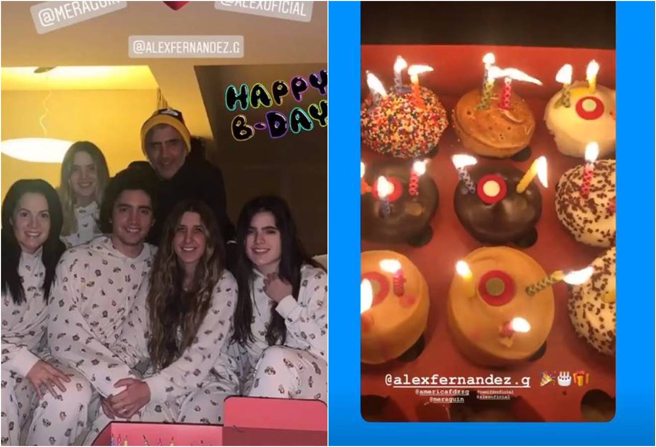 Alejandro Fernández y América Guinart juntos para celebrar el cumpleaños de Alex Jr.