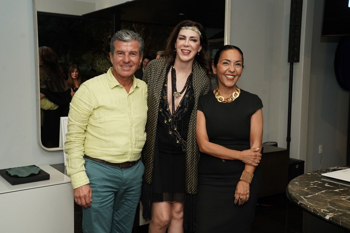 Alberto Cinta, Claudia Marcucetti y Rose Ruiz (Foto: Héptor Arjona)
