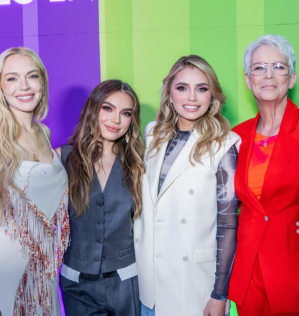 Lindsay Lohan, Sofía Castro, Angélica Rivera y Jamie Lee Curtis en la Ciudad de México /Foto: Instagram
