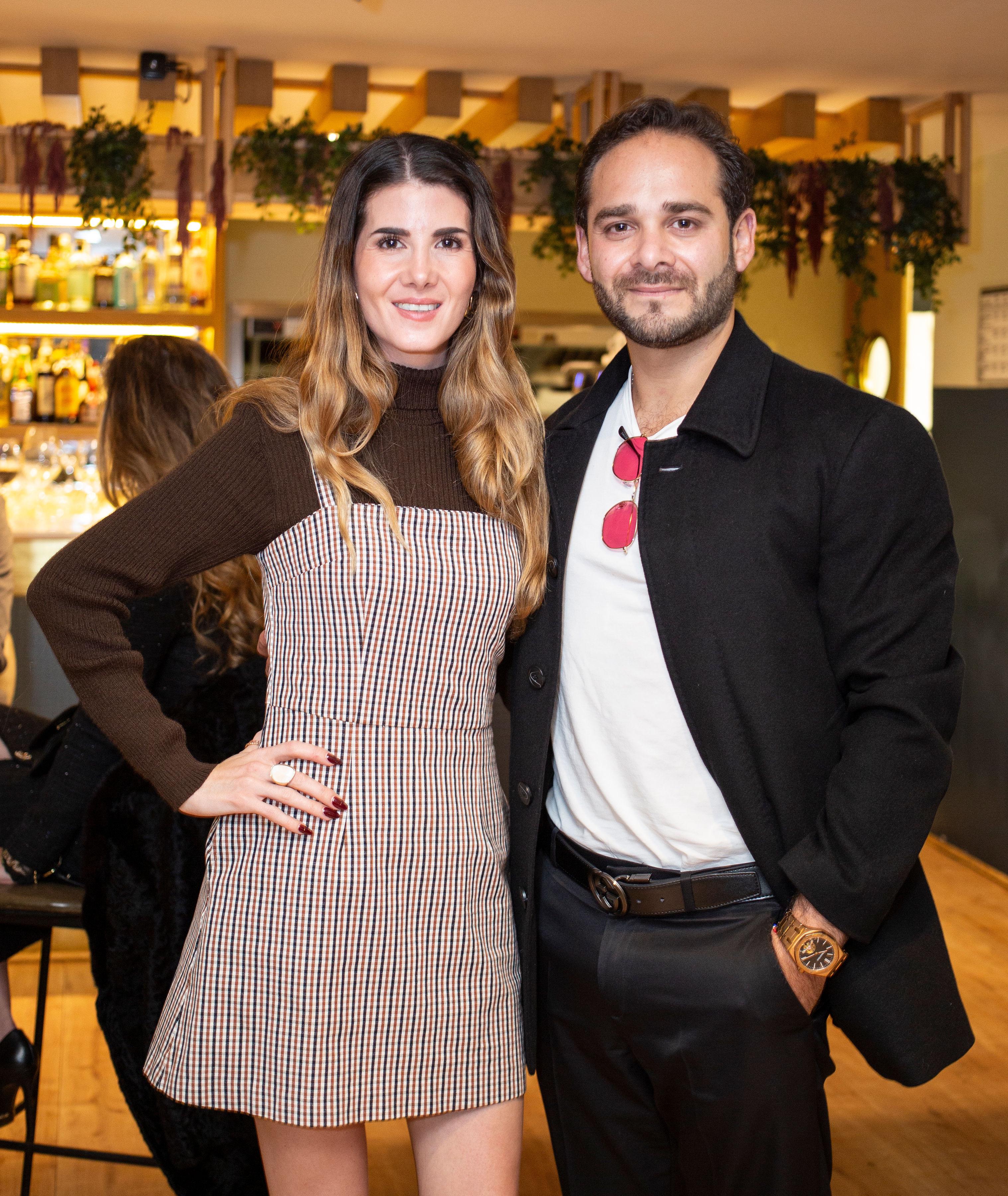 Miriam Askenazi y Andrés Jiménez. (Foto: Especial)