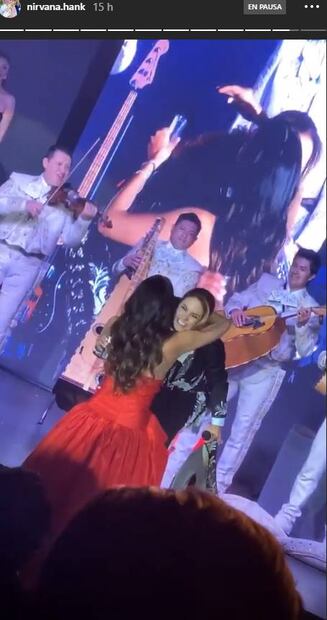 Lucero en el cumpleaños de Jorge Hank Rhon, dueño de Grupo Caliente 