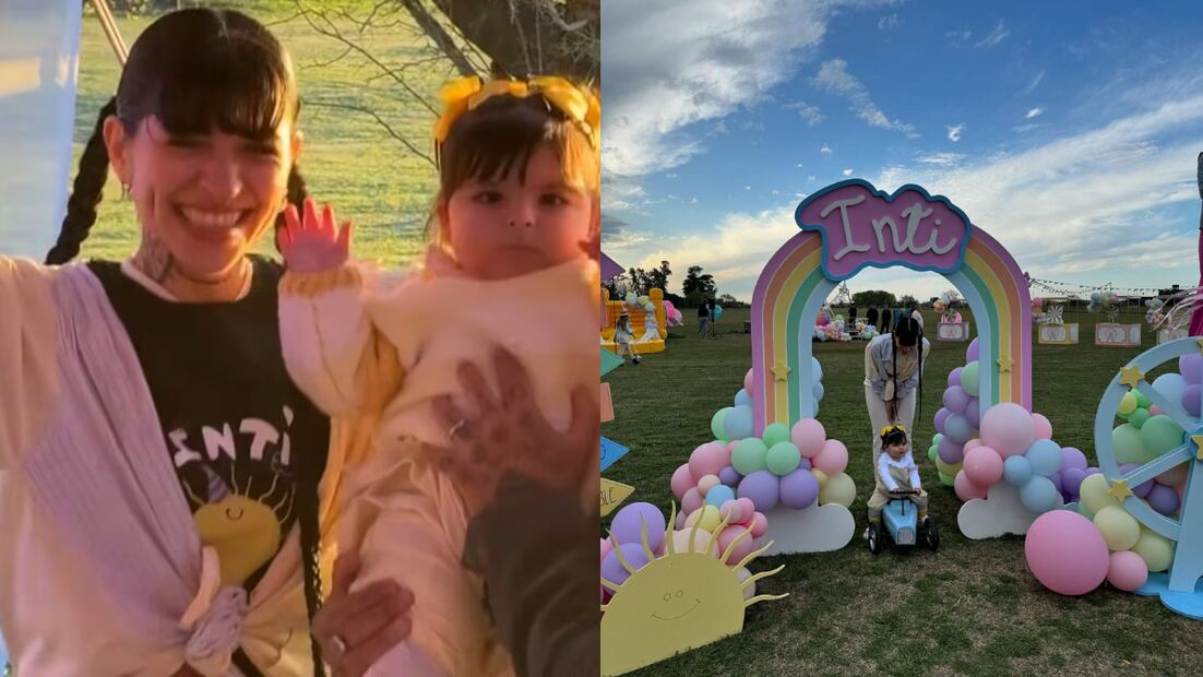 Christian Nodal sí estuvo presente en la fiesta de Inti, su hija con Cazzu / Foto: Instagram