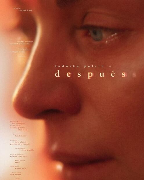 El póster de "Después", la película de Ludwika Paleta y Nicolás Haza / Foto: Instagram