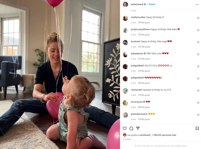 Lo que se sabe de Oonagh Paige, la bebé de Amber Heard